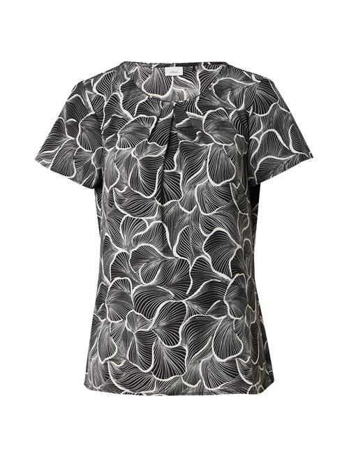 s.Oliver BLACK LABEL Bluse  grå / antracit / hvid