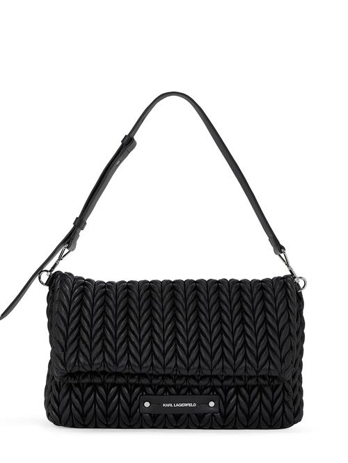 Karl Lagerfeld Skuldertaske 'Pillow'  sort / sølv