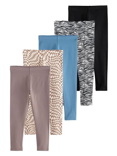 Next Leggings  blå / brokade / sort / hvid