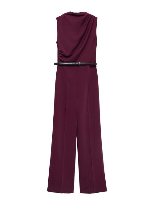 MANGO Jumpsuit 'MARTY'  mørkerød