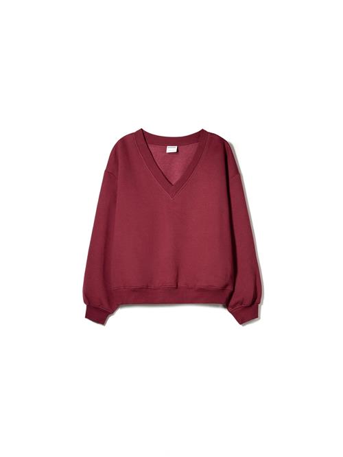 Bershka Sweatshirt  burgunder