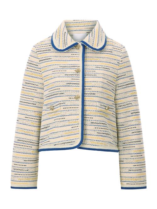 Se Rich & Royal Cardigan  creme / blå / gul ved About You