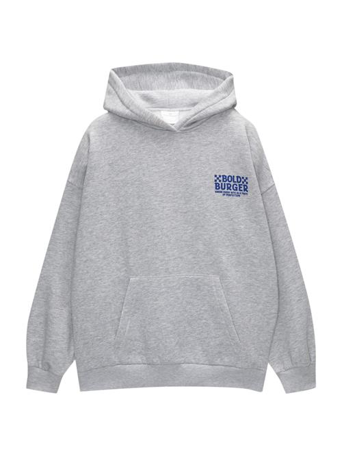 Pull&Bear Sweatshirt 'PACIFIC'  mørkeblå / grå-meleret