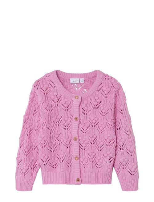 Nmflasille Ls Knit Card Name It Pink