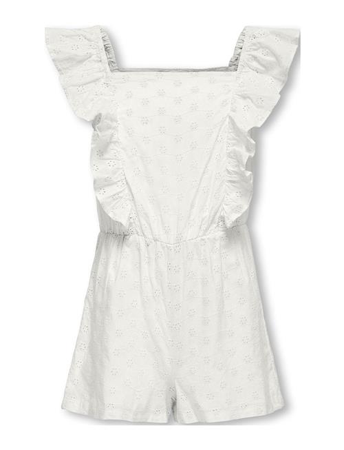 Kogelly Emb Playsuit Wvn Kids Only White