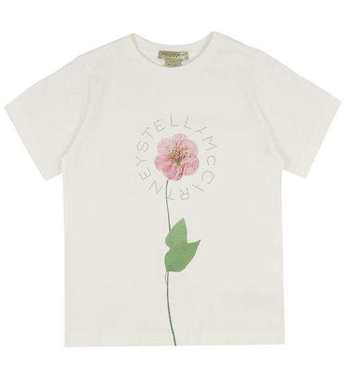 Stella McCartney Kids T-shirt - Ivory m. Blomst