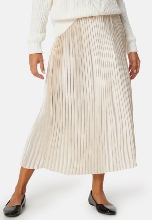 VERO MODA Megga Christas High Waist Pleat Skirt Pumic Stone XS