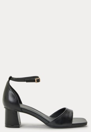 BUBBLEROOM Low Heel Sandal  Black 41