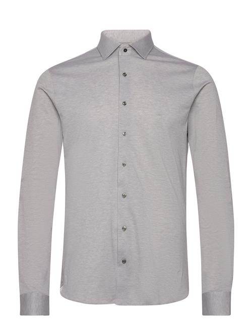 Solid Pique Slim Shirt Michael Kors Grey