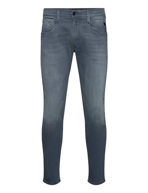 Se Anbass Trousers Slim Hyperflex Eco Plus Replay Grey ved Booztlet