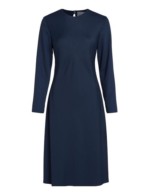 Recycled Cdc Fit & Flare Dress Calvin Klein Navy