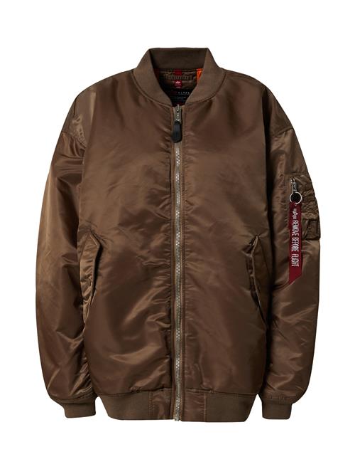 ALPHA INDUSTRIES Overgangsjakke 'Ma-1'  brun