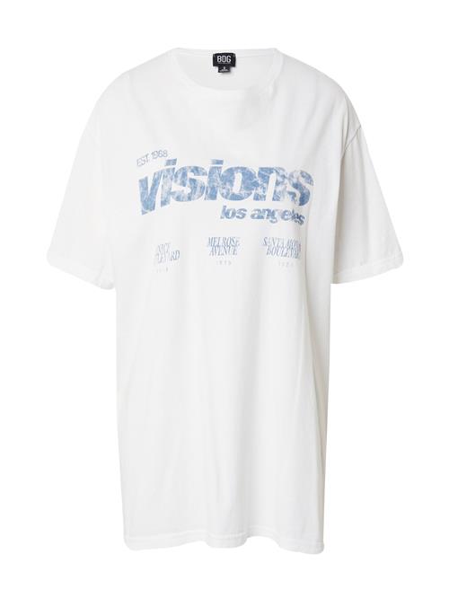 BDG Urban Outfitters Shirts 'VISIONS'  blå / hvid