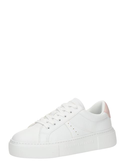 ARMANI EXCHANGE Sneaker low  gammelrosa / hvid