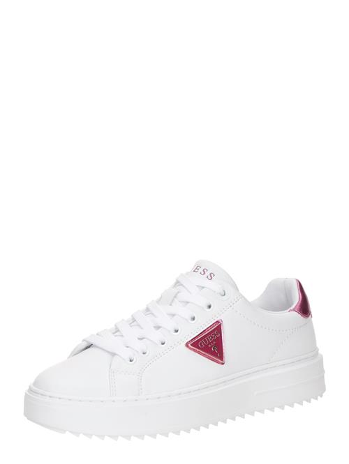 GUESS Sneaker low 'Denesa12'  fuchsia / hvid