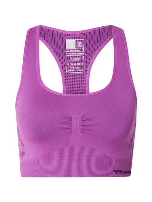 Se Hummel Sports-BH  mørk pink ved About You