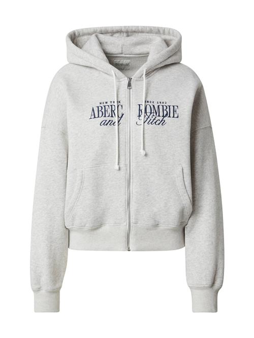 Abercrombie & Fitch Sweatjakke  marin / grå-meleret