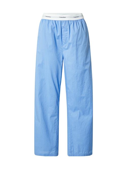Calvin Klein Pyjamasbukser  azur / sort / hvid
