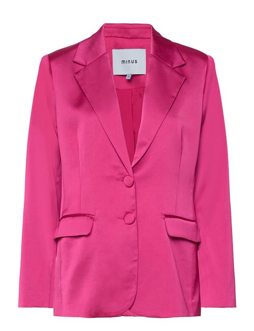 Msjustina Sateen Blazer 1 Minus Pink