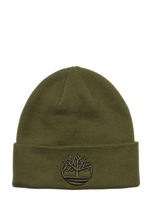 Tonal 3D Embroidery Beanie Timberland Khaki