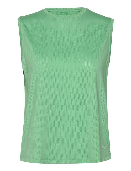 Laser Mesh Muscle Tank Casall Green