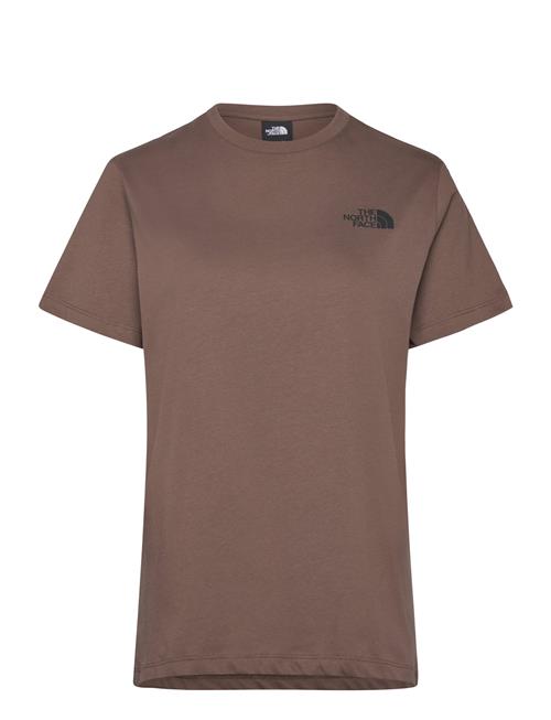 Se W S/S Relaxed Redbox Tee The North Face Brown ved Booztlet