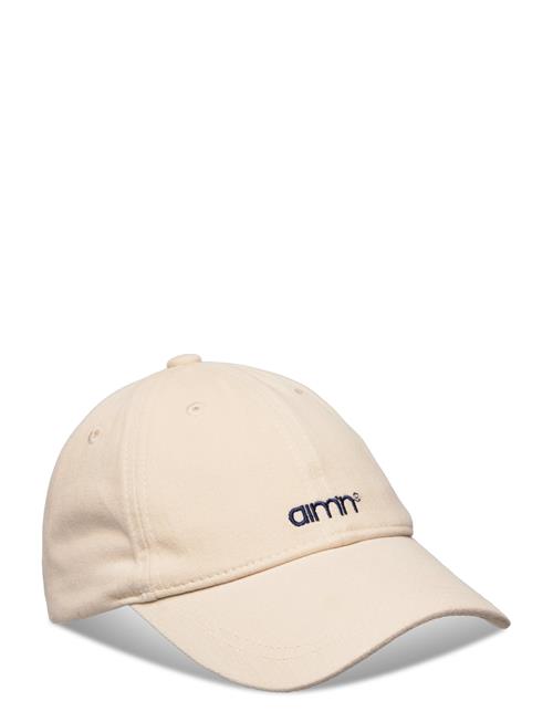 Se Small Logo Cap Aim´n Beige ved Booztlet