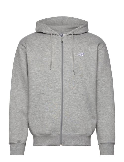 Sport Essentials Logo Fleece Full Zip New Balance Grey