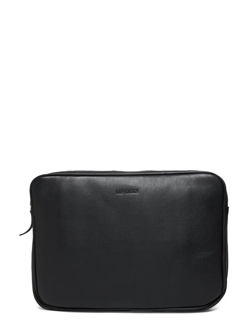 Leather Laptop Sleeve Les Deux Black