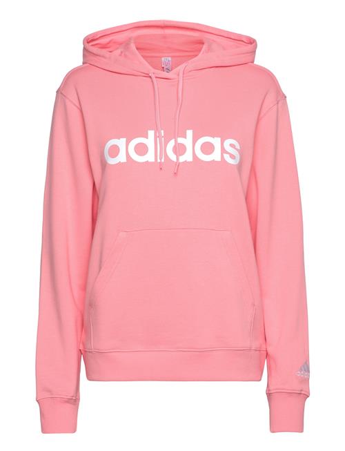 Essentials Linear French Terry Hoodie Adidas Sportswear Pink