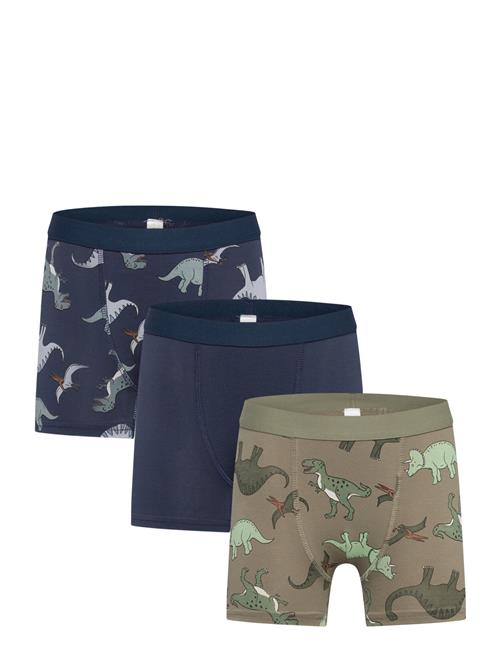 Boxer 3 Pack Elastic Dino Lindex Patterned