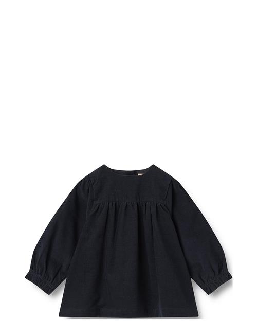 Dress L/S Elvira Wheat Navy