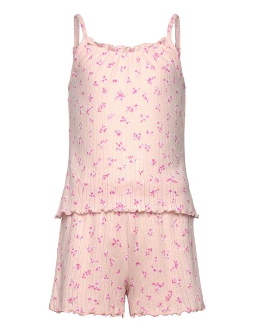 Pyjama Set Pointelle Singlet A Lindex Pink