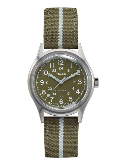 Mk1 Mechanical 36Mm Fabric Strap Watch Timex Green