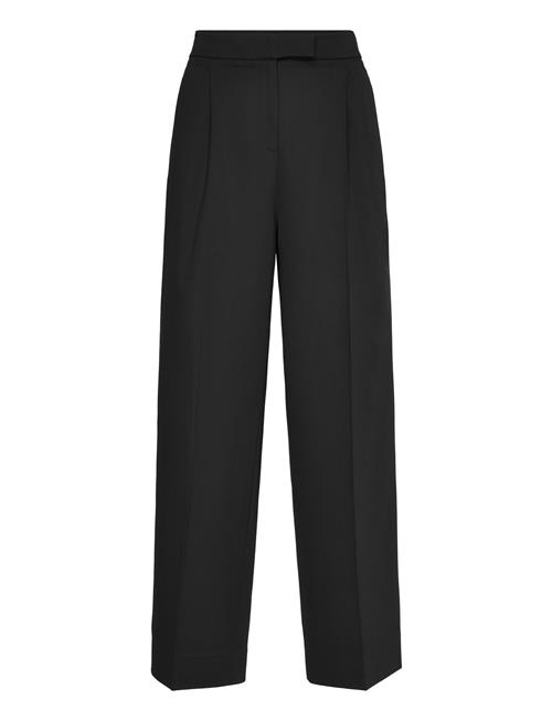 Soft Crepe Pleated Trouser Calvin Klein Black