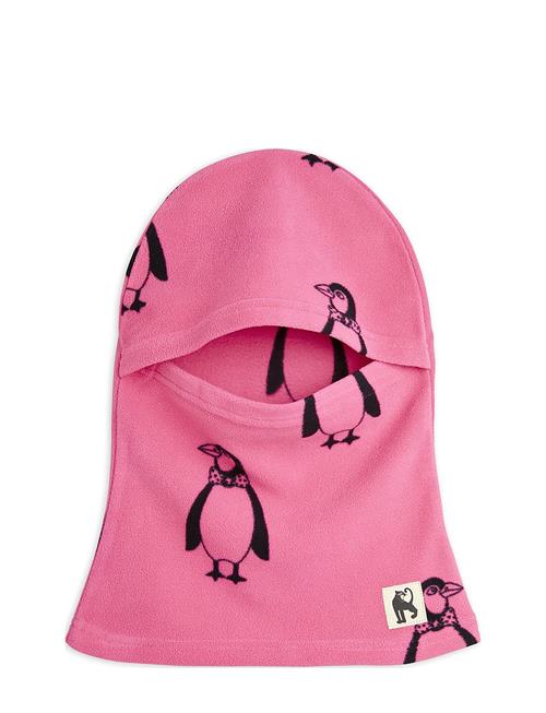 Penguin Fleece Balaclava Mini Rodini Pink