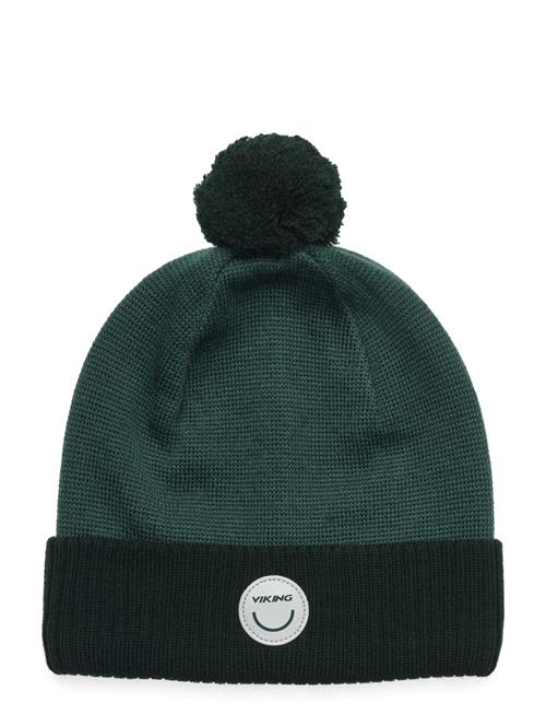 Toasty Beanie Wool Pom Pom Viking Green