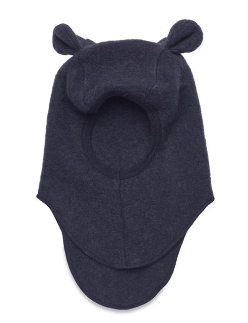 Balaclava Ears Wool Fleece Huttelihut Navy