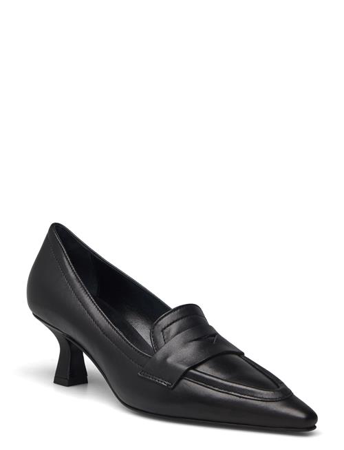 Low Heel Pointed Loafer Apair Black