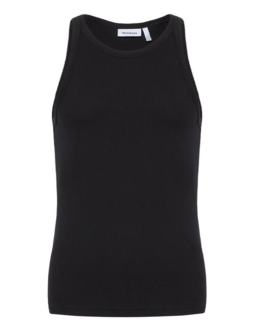 Rib Tank Top Weekday Black