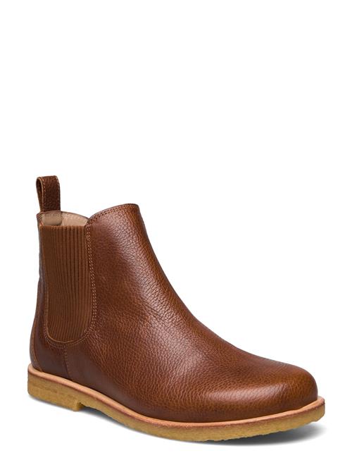 Booties - Flat - With Elastic ANGULUS Brown