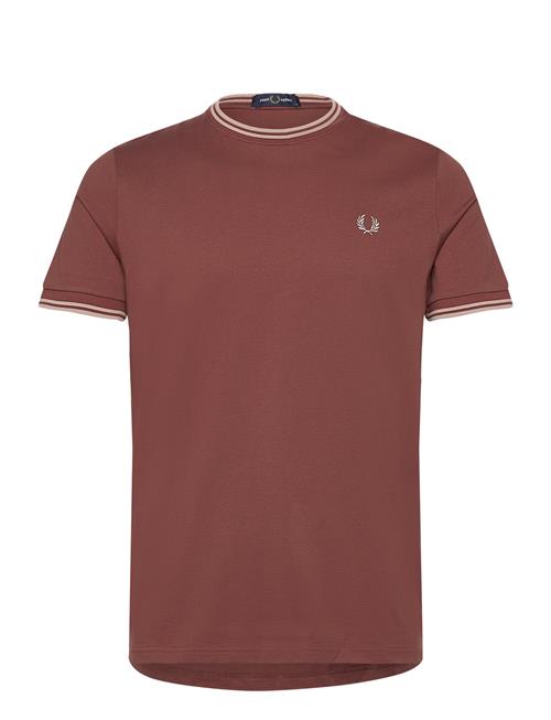 Twin Tipped T-Shirt Fred Perry Burgundy