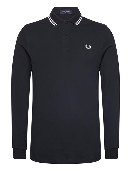 Ls Twin Tipped Shirt Fred Perry Black