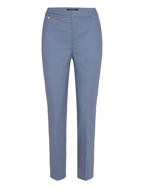 Se Double-Faced Stretch Cotton Pant Lauren Ralph Lauren Blue ved Booztlet