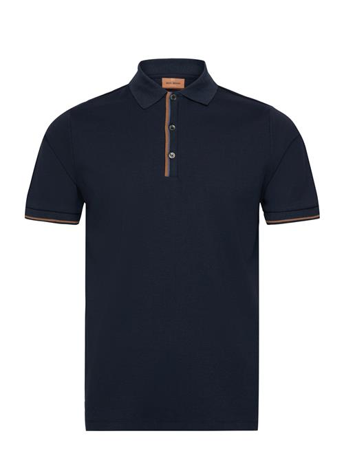 Mmgharvey Polo Ss Tee Mos Mosh Gallery Navy