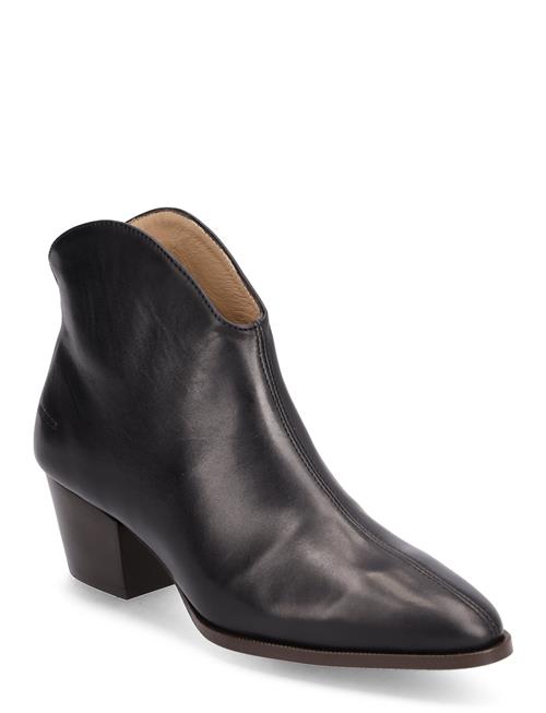 Se Booties - Block Heel - With Elas ANGULUS Black ved Booztlet