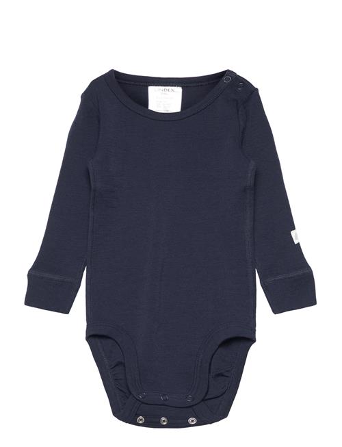 Body Merino Solid Lindex Navy