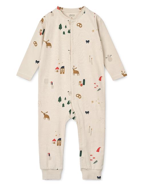 Birk Printed Pyjamas Jumpsuit Liewood Patterned