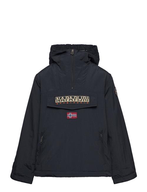 Rainforest Pocket Winter Anorak Jacket Napapijri Black