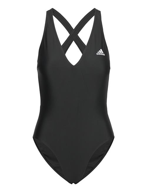 Adidas 3 Stripes Swimsuit Adidas Sportswear Black